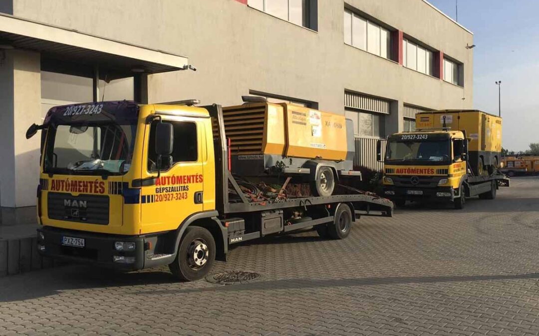 Beszteri Autómentő - gépszállítás