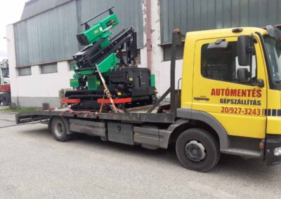 Beszteri Autómentő - gépszállítás