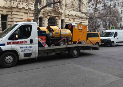 Beszteri Autómentő - gépszállítás