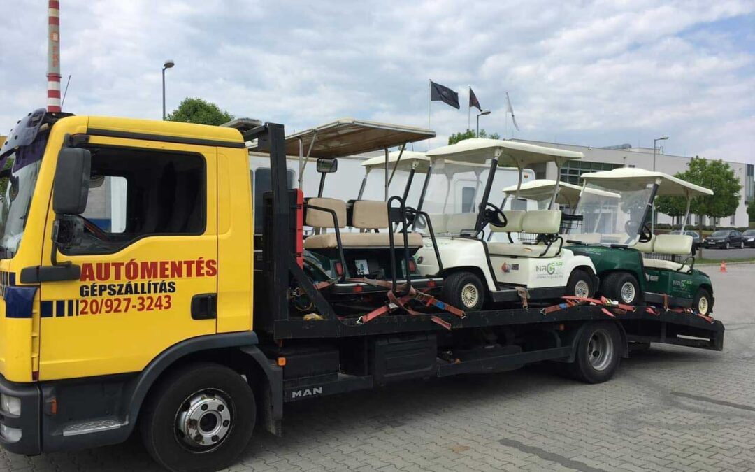 Golfkocsi szállítás